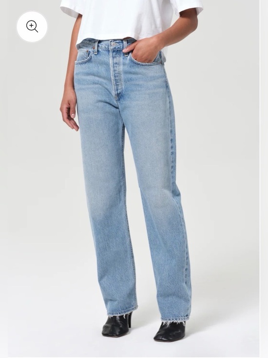 Agolde Denim - Agolde Kelly High Rise Jeans in Harmonic Wash